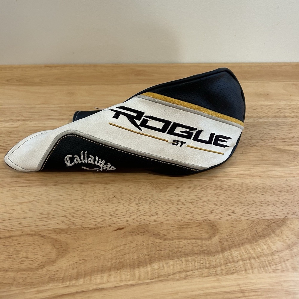 Callaway‎ Rogue ST Fairway Golf Club Headcover Black White Gold